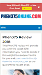 Mobile Screenshot of phen375online.com